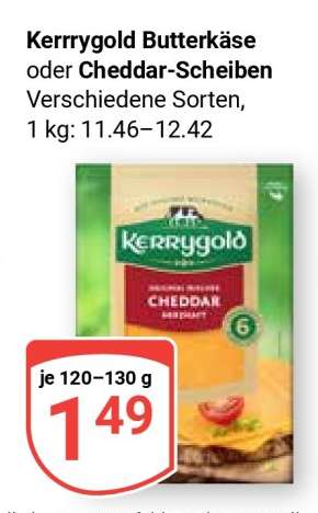 Kerrrygold Butterkäse oder Cheddar-Scheiben