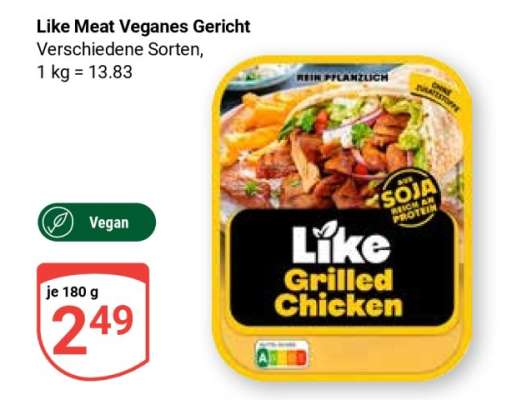 Like Meat Veganes Gericht