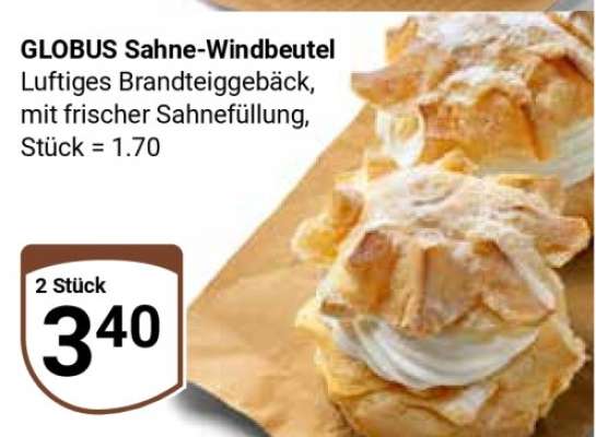 GLOBUS Sahne-Windbeutel