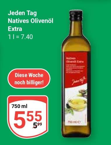 Jeden Tag Natives Olivenöl Extra
