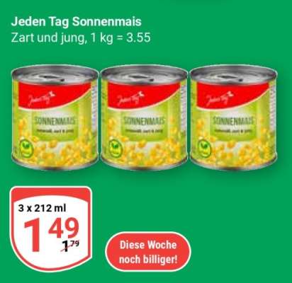Jeden Tag Sonnenmais