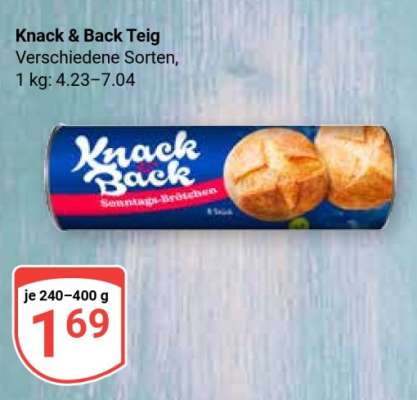 Knack & Back Teig