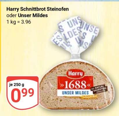 Harry Schnittbrot Steinofen oder Unser Mildes