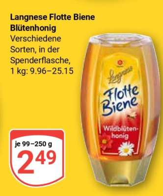 Langnese Flotte Biene Blütenhonig