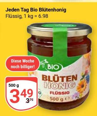 Jeden Tag Bio Blütenhonig