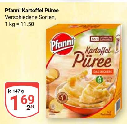 PFANNI Kartoffel-Püree
