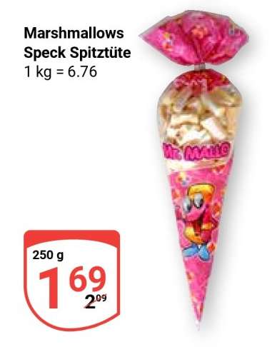 Marshmallows Speck Spitztüte