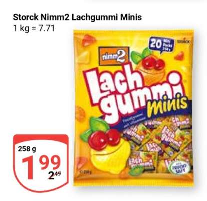 Storck Nimm2 Lachgummi Minis