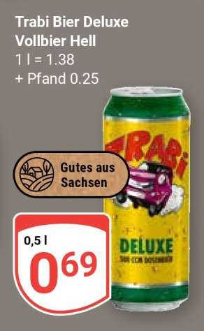 Trabi Bier Deluxe Vollbier Hell