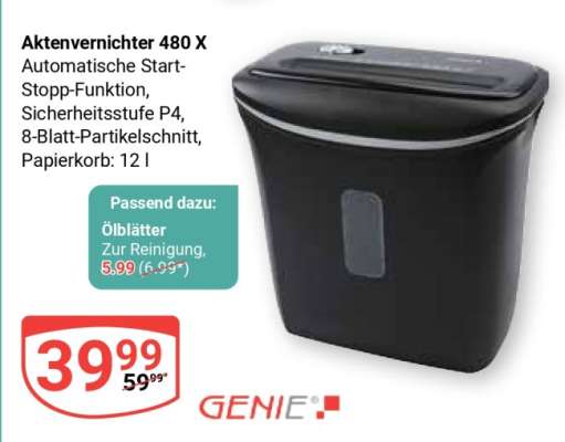 Aktenvernichter 480 X