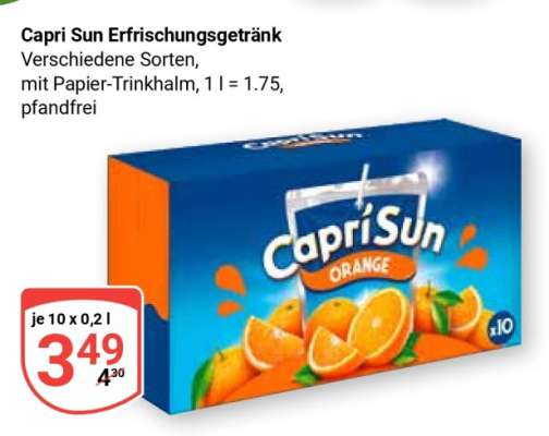 Capri Sun Erfrischungsgetränk