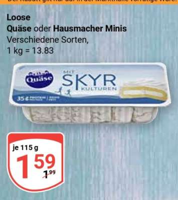 Loose Quäse oder Hausmacher Minis