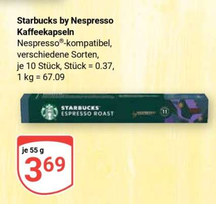 Starbucks by Nespresso Kaffeekapseln