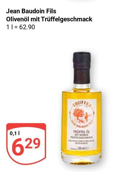 Jean Baudoin Fils Olivenöl mit Trüffelgeschmack