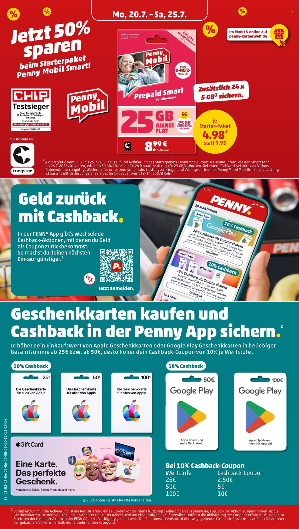 Penny Prospekte  - 20.7.2026 - 25.7.2026. Seite 24
