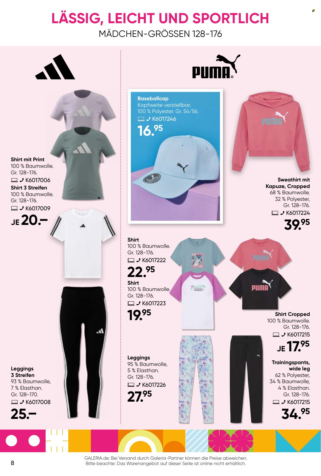 GALERIA Karstadt Kaufhof Prospekte  - 6.7.2026 - 30.9.2026. Seite 8
