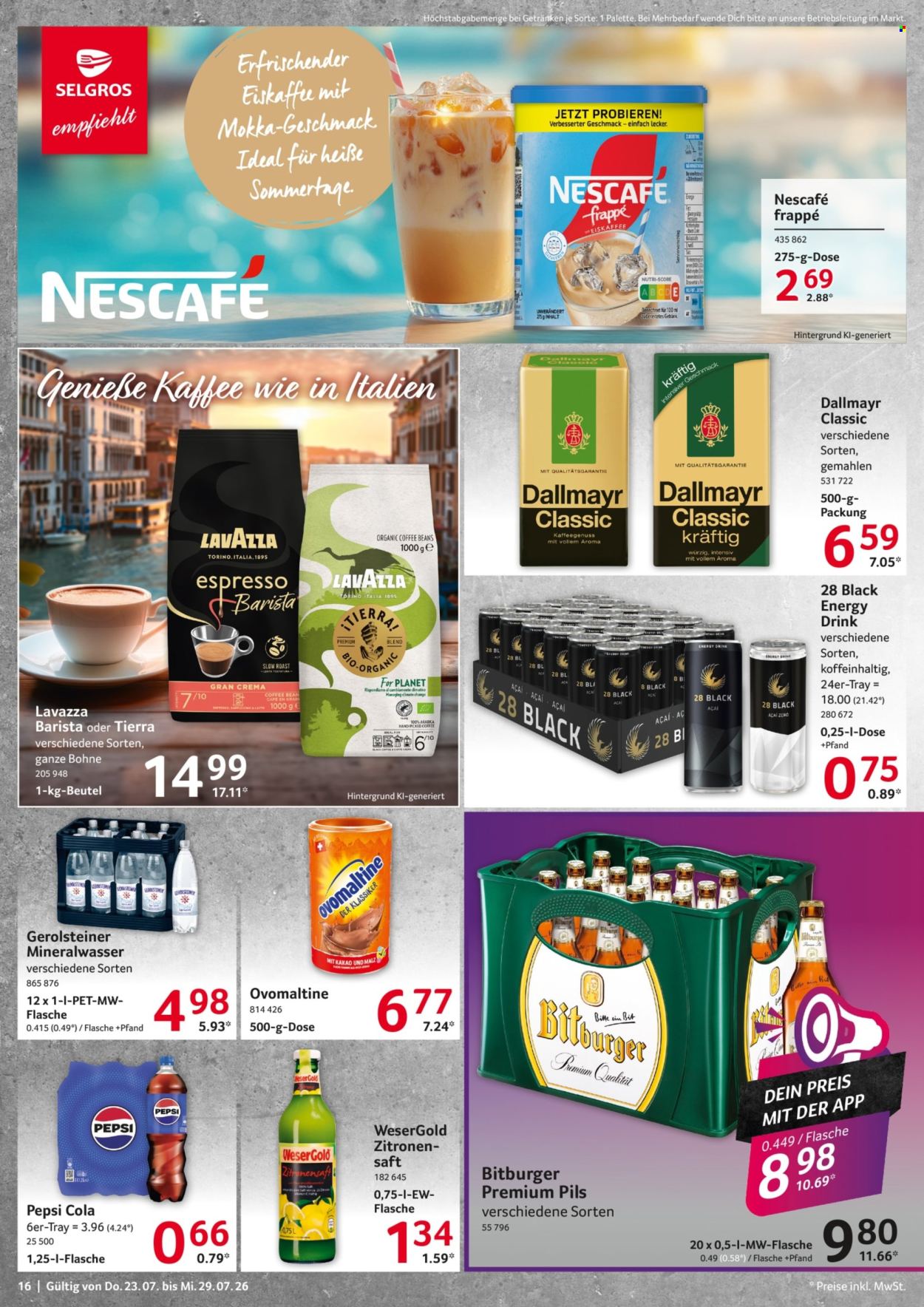 Selgros Prospekte  - 23.7.2026 - 29.7.2026. Seite 16