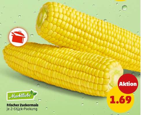 Frischer Zuckermais