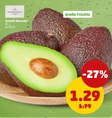 Essreife Avocado