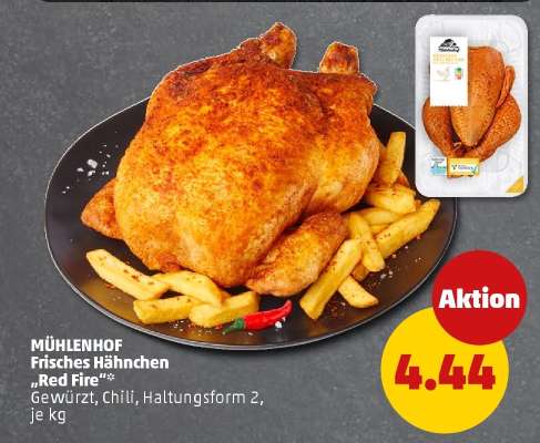 MÜHLENHOF Frisches Hähnchen „Red Fire“