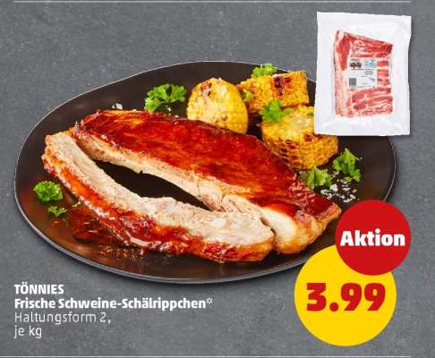 TÖNNIES Frische Schweine-Schälrippchen
