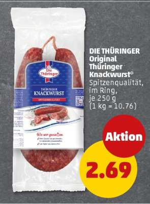 DIE THÜRINGER Original Thüringer Knackwurst