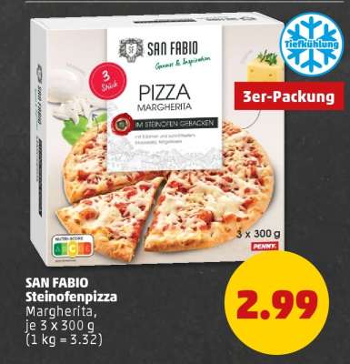 SAN FABIO Steinofenpizza