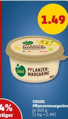 SOLVEL Pflanzenmargarine