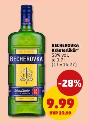 Becherovka Kräuterlikör