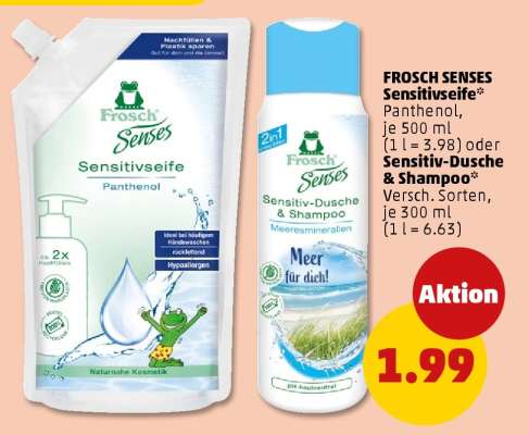 FROSCH SENSES Sensitivseife
