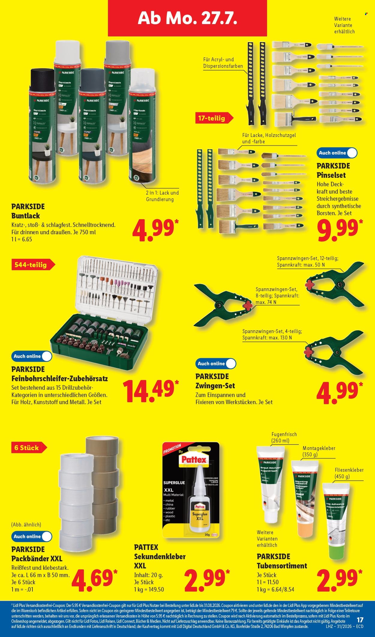 Lidl Prospekte  - 27.7.2026 - 1.8.2026. Seite 9