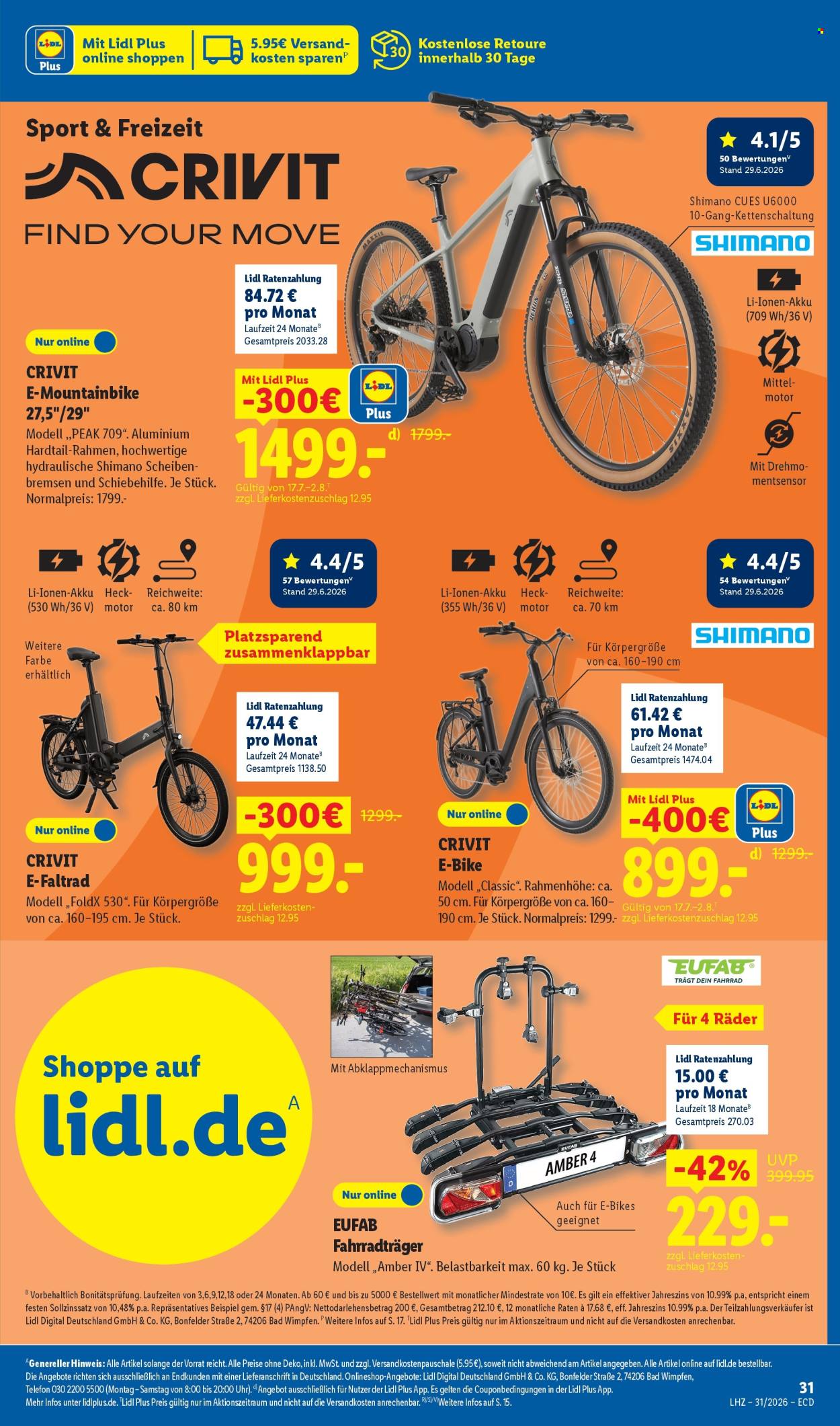 Lidl Prospekte  - 27.7.2026 - 1.8.2026. Seite 25