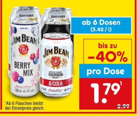 Jim Beam Berry Mix & Cola