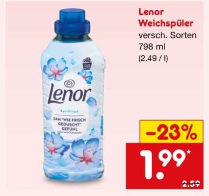 Lenor Weichspüler