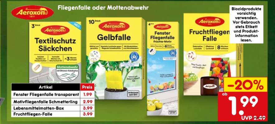 Fruchtfliegen-Falle