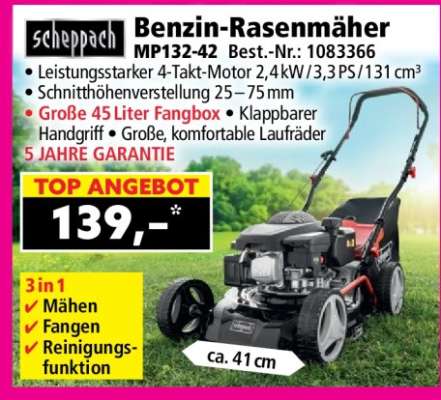 Benzin-Rasenmäher