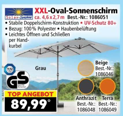 XXL-Oval-Sonnenschirm