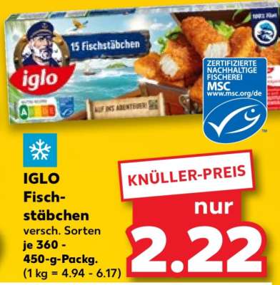 Iglo Fischstäbchen