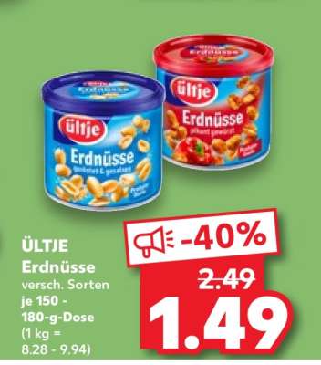 ÜLTJE Erdnüsse
