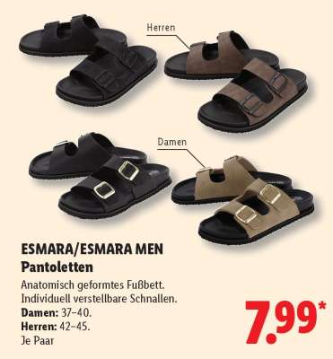 ESMARA/ESMARA MEN Pantoletten