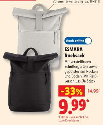 ESMARA Rucksack