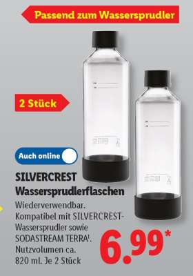 SILVERCREST Wassersprudlerflaschen