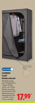 LIVARNO Textil-Kleiderschrank