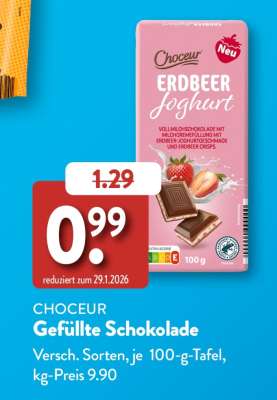 CHOCEUR Gefüllte Schokolade