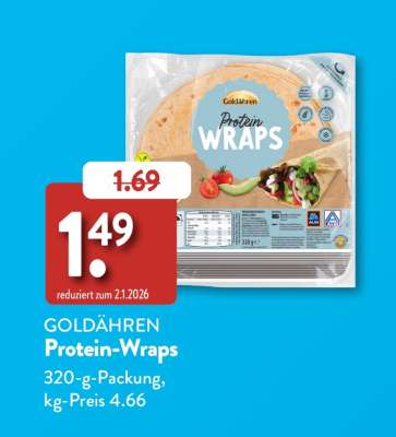 GOLDÄHREN Protein-Wraps