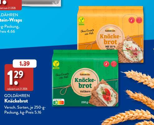 GOLDÄHREN Knäckebrot