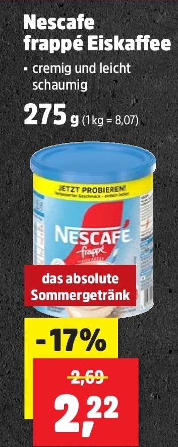 Nescafé frappé Eiskaffee