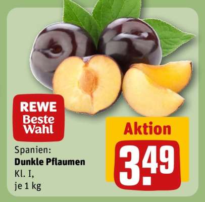 Dunkle Pflaumen