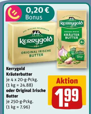 Kerrygold Kräuterbutter oder Original Irische Butter
