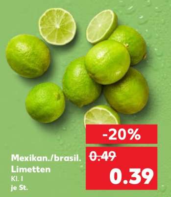 Mexikan./ brasil. Limetten